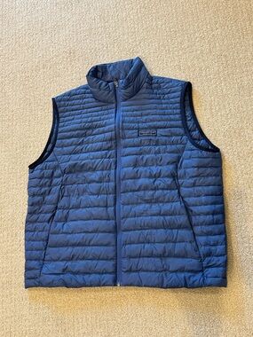 Vineyard Vines Performance Men's Quilted Navy Lightweight Puffer Vest, Size XXL